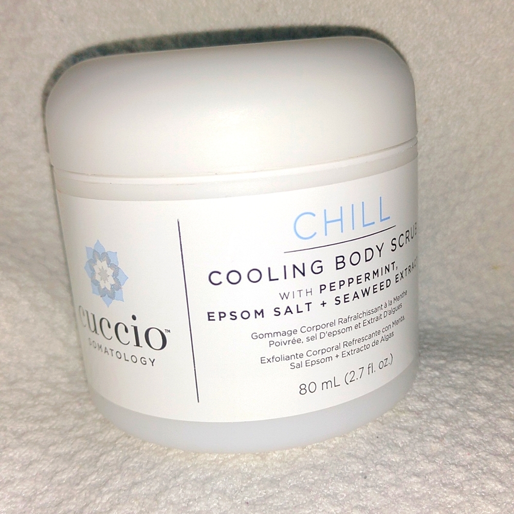 Cooling body scrub